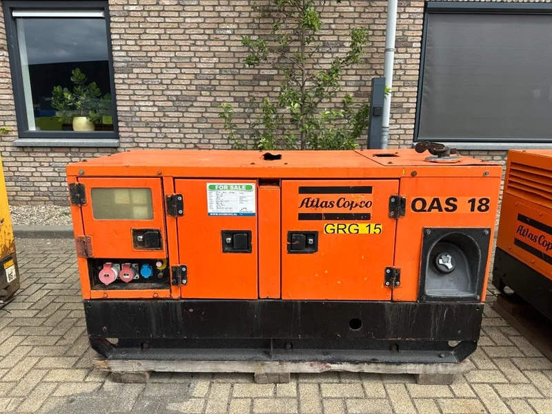 Atlas-Copco QAS 18 Yanmar Mecc Alte Spa 18 kVA Silent generatorset - 发电机组:图1 Atlas-Copco QAS 18 Yanmar Mecc Alte Spa 18 kVA Silent generatorset - 发电机组:图1