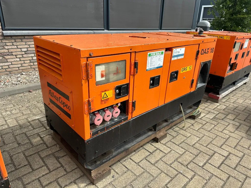 发电机组 Atlas-Copco QAS 18 Yanmar Mecc Alte Spa 18 kVA Silent generatorset：图6