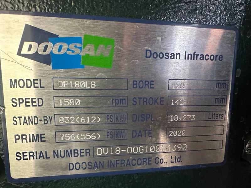 发电机组 Doosan Mecc Alte Spa 680 kVA Silent generatorset as New Demo 2021 !：图9