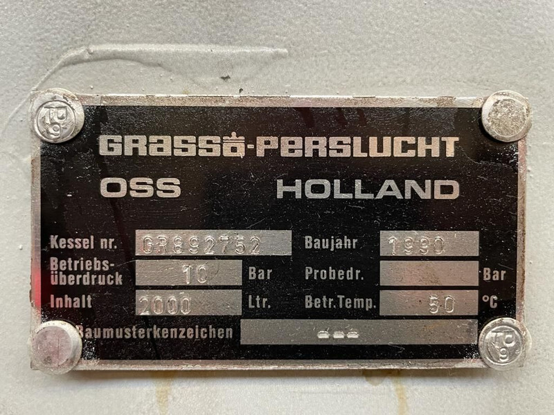 Grassair 2.000 Liter Verticale Luchtketel 10 Bar - 空气压缩机:图3 Grassair 2.000 Liter Verticale Luchtketel 10 Bar - 空气压缩机:图3