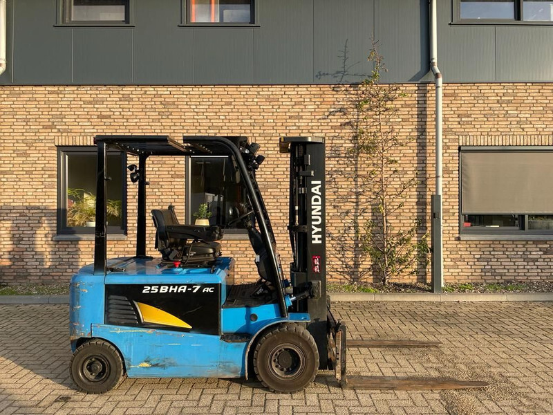 电动叉车 Hyundai 25BHA-7 2.5 ton Triplex Freelift Sideshift Elektra Heftruck：图12