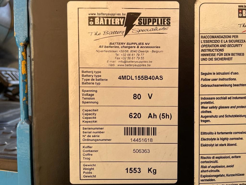 电动叉车 Hyundai 25BHA-7 2.5 ton Triplex Freelift Sideshift Elektra Heftruck：图14