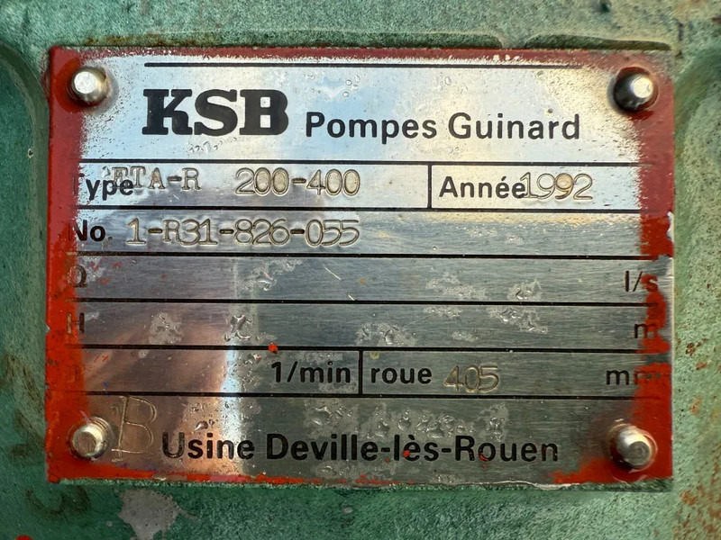 KSB KSB ETA-R 200-400 Waterpomp 515 m3 / h 157 hours - 水泵:图5 KSB KSB ETA-R 200-400 Waterpomp 515 m3 / h 157 hours - 水泵:图5