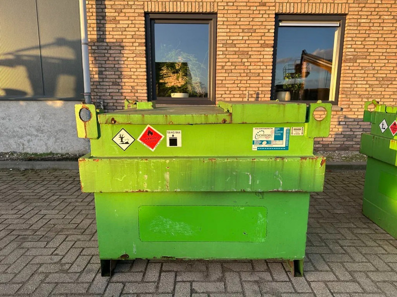 Kiwa IBC Steenbergen 750 liter Dieseltank met Handpomp Milieutank - 储罐:图1 Kiwa IBC Steenbergen 750 liter Dieseltank met Handpomp Milieutank - 储罐:图1