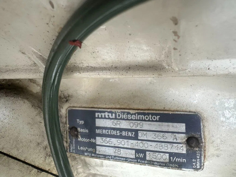 MTU 6R 099 Mercedes Benz OM 366 A 96 kVA Marine generatorset - 发电机组:图5 MTU 6R 099 Mercedes Benz OM 366 A 96 kVA Marine generatorset - 发电机组:图5