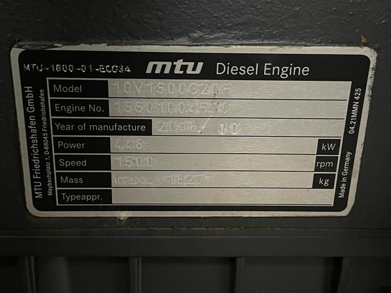 MTU Mecc Alte Spa 600 kVA Supersilent generatorset Stage 5 ! Ultra Low Emission ! As New ! - 发电机组:图5 MTU Mecc Alte Spa 600 kVA Supersilent generatorset Stage 5 ! Ultra Low Emission ! As New ! - 发电机组:图5