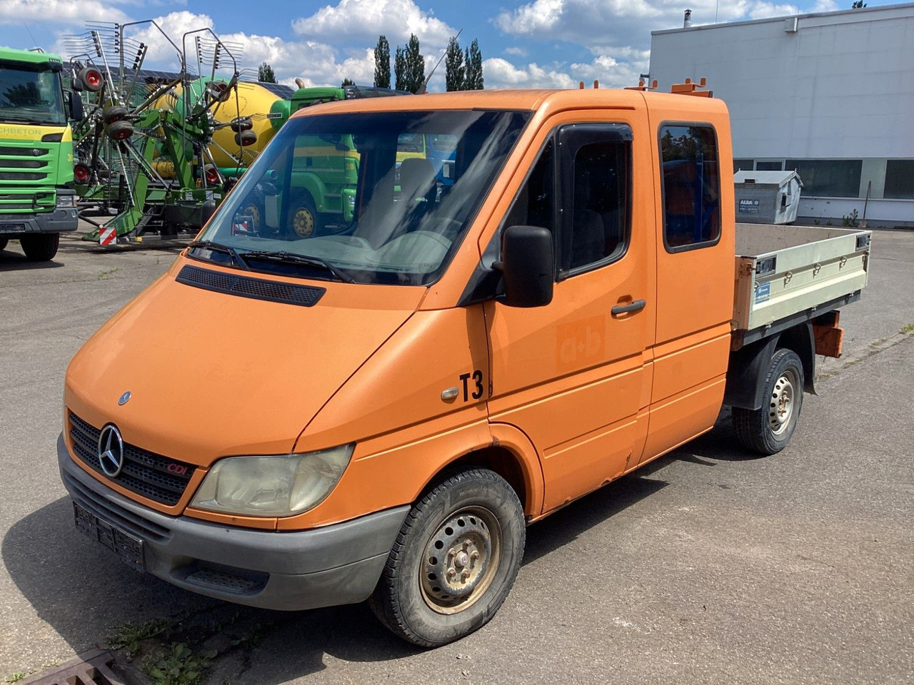 Mercedes-Benz Sprinter Pritsche Doka 211 CDI - 平板货车, 康比货车:图1 Mercedes-Benz Sprinter Pritsche Doka 211 CDI - 平板货车, 康比货车:图1