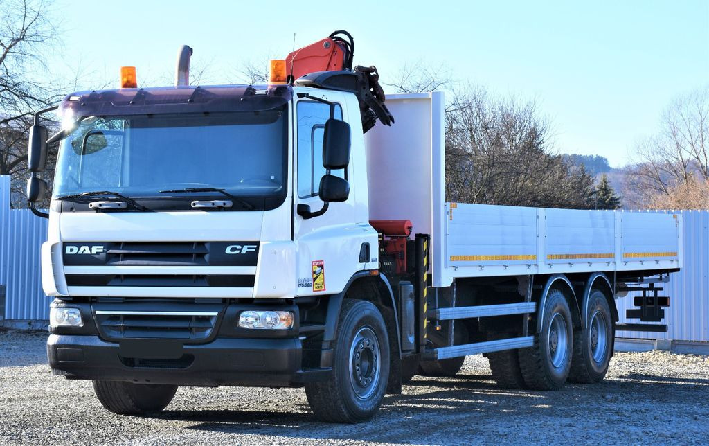 DAF CF 75.360 Pritsche 7,95 m + KRAN / FUNK * 6x4 DAF CF 75.360 Pritsche 7,95 m + KRAN / FUNK * 6x4 - 起重车, 栏板式/ 平板卡车:图4 DAF CF 75.360 Pritsche 7,95 m + KRAN / FUNK * 6x4 DAF CF 75.360 Pritsche 7,95 m + KRAN / FUNK * 6x4 - 起重车, 栏板式/ 平板卡车:图4