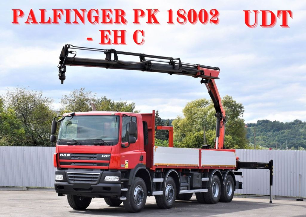 DAF CF 85.410 Pritsche 6,80m + KRAN / FUNK/8x4 DAF CF 85.410 Pritsche 6,80m + KRAN / FUNK/8x4 - 起重车:图1 DAF CF 85.410 Pritsche 6,80m + KRAN / FUNK/8x4 DAF CF 85.410 Pritsche 6,80m + KRAN / FUNK/8x4 - 起重车:图1