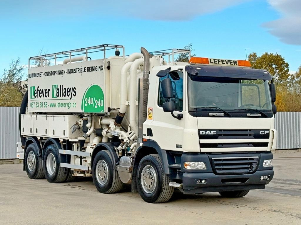 DAF CF 85.410 * Saug und Spülwagen +FUNK - 真空车:图1 DAF CF 85.410 * Saug und Spülwagen +FUNK - 真空车:图1