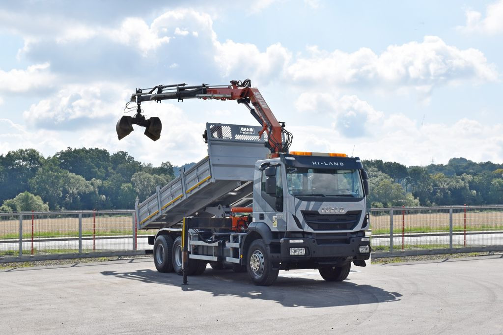 Iveco TRAKKER 410*Kipper 5,20m*ATLAS 165.2E * FUNK/6x4 - 起重车, 翻斗车:图2 Iveco TRAKKER 410*Kipper 5,20m*ATLAS 165.2E * FUNK/6x4 - 起重车, 翻斗车:图2