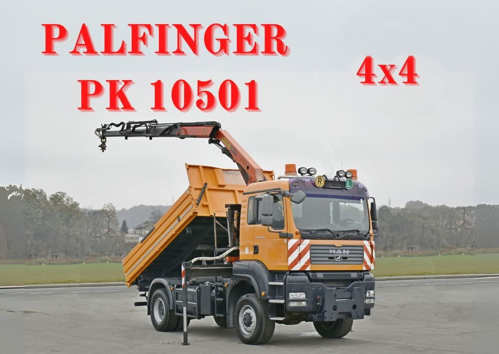 MAN TGA 18.360 * PK 10501 + FUNK *4x4 MAN TGA 18.360 * PK 10501 + FUNK *4x4 - 翻斗车, 起重车:图1 MAN TGA 18.360 * PK 10501 + FUNK *4x4 MAN TGA 18.360 * PK 10501 + FUNK *4x4 - 翻斗车, 起重车:图1