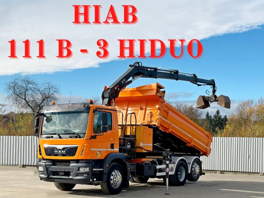 MAN TGM 26.290* KIPPER 4,60m*HIAB 111 B-3 HIDUO/FUNK - 起重车:图1 MAN TGM 26.290* KIPPER 4,60m*HIAB 111 B-3 HIDUO/FUNK - 起重车:图1