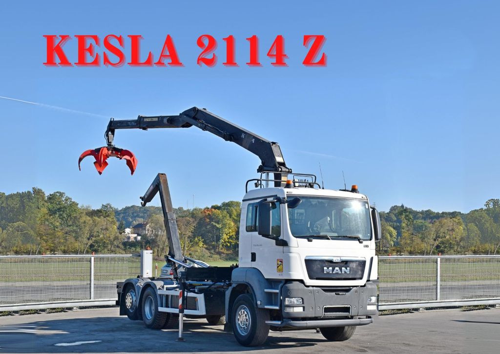 MAN TGS 26.360 Abrollkipper* KESLA 2114 Z * TOP MAN TGS 26.360 Abrollkipper* KESLA 2114 Z * TOP - 吊钩升降车, 起重车:图1 MAN TGS 26.360 Abrollkipper* KESLA 2114 Z * TOP MAN TGS 26.360 Abrollkipper* KESLA 2114 Z * TOP - 吊钩升降车, 起重车:图1