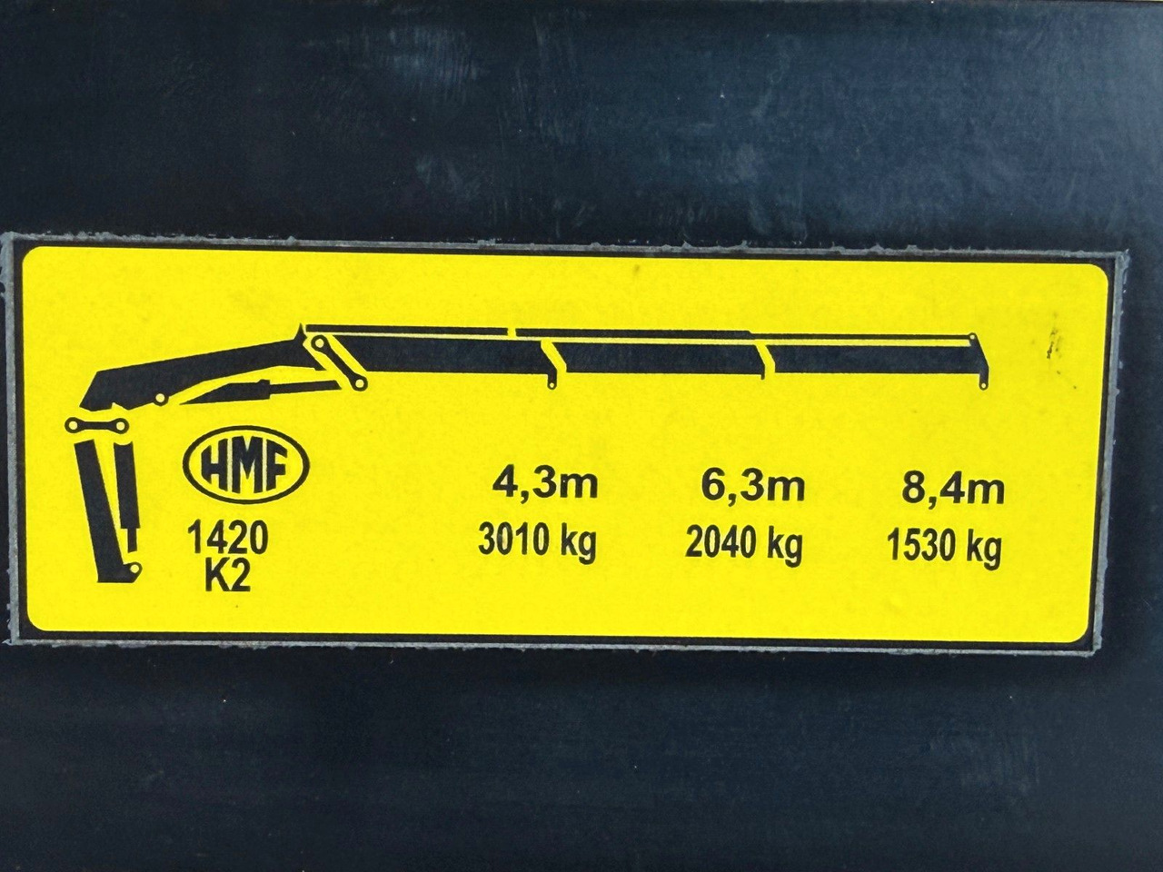 起重车 MAN TGS 26.360 Kipper 5,15m*HMF 1420 K2 + FUNK/6x2：图9