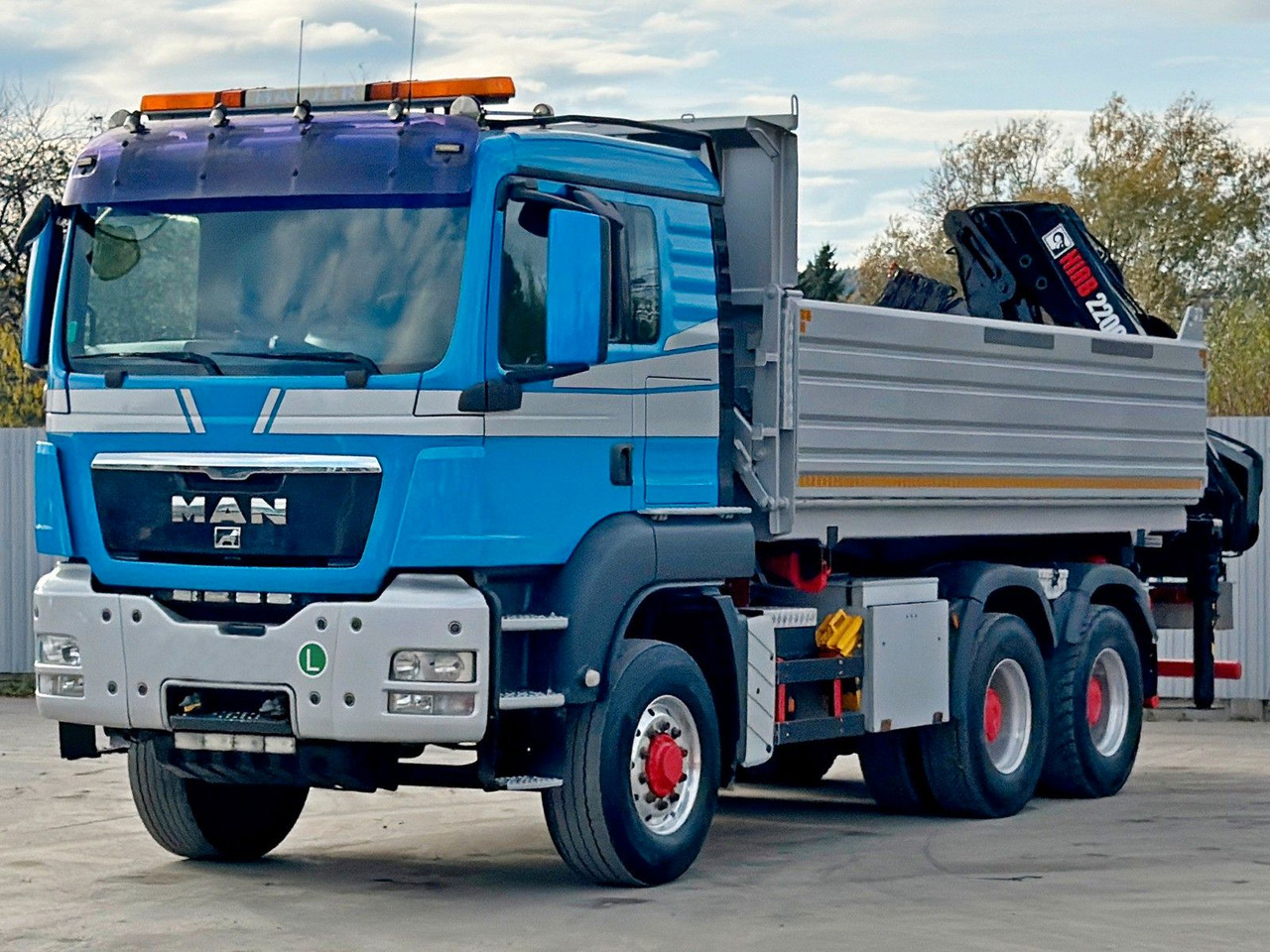 MAN TGS 26.480 * HIAB 220 - C5 + FUNK / 6x6 - 起重车:图4 MAN TGS 26.480 * HIAB 220 - C5 + FUNK / 6x6 - 起重车:图4