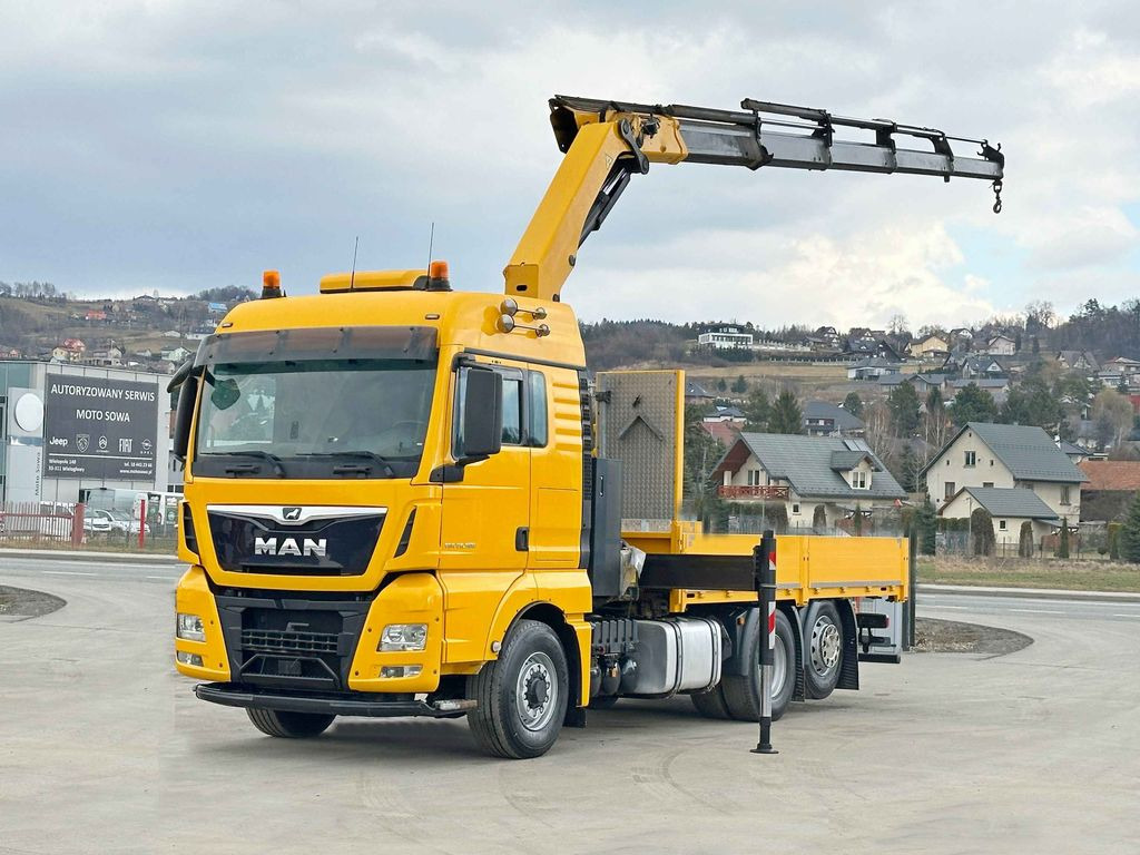 MAN TGS 26.500*PRITSCHE 5,10m PK 27002-SH D/FUNK*6x4 - 起重车, 栏板式/ 平板卡车:图2 MAN TGS 26.500*PRITSCHE 5,10m PK 27002-SH D/FUNK*6x4 - 起重车, 栏板式/ 平板卡车:图2