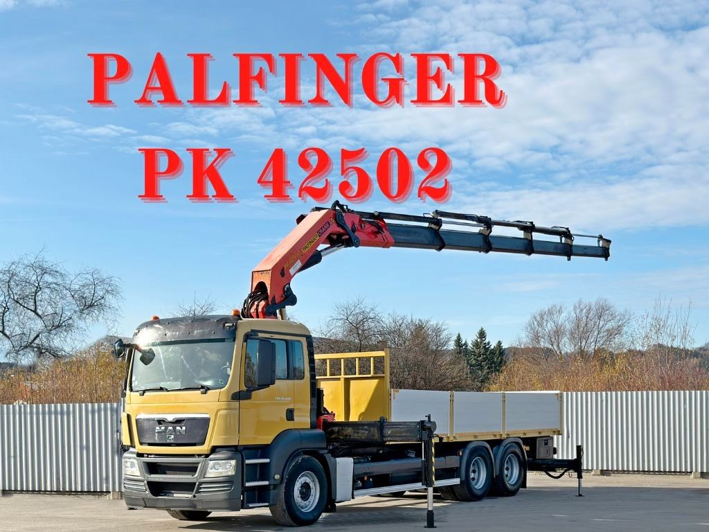 MAN TGS 28.440 Pritsche 6,55* PALFINGER PK 4502 - 起重车:图1 MAN TGS 28.440 Pritsche 6,55* PALFINGER PK 4502 - 起重车:图1