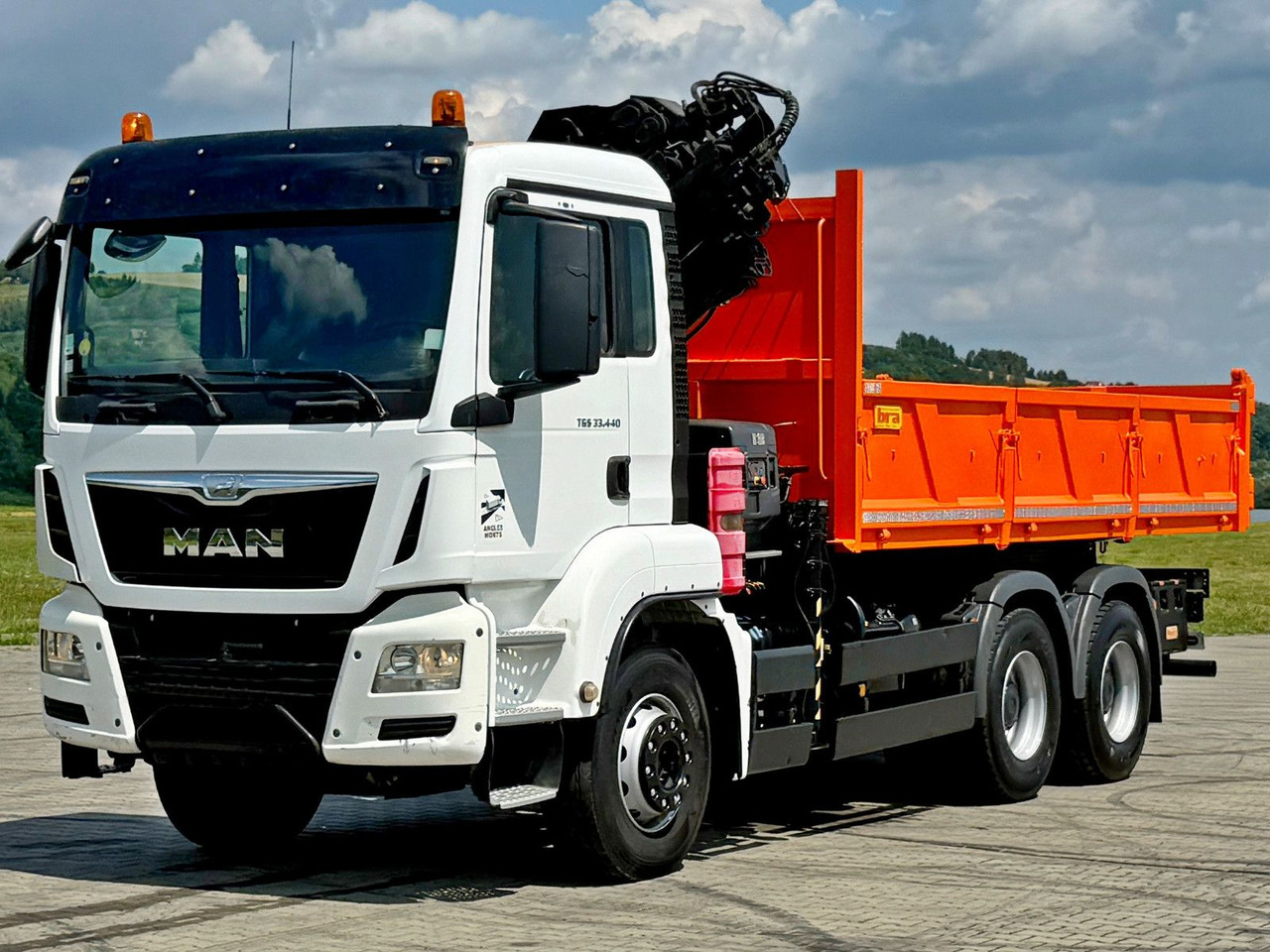 MAN TGS 33.440 * HIAB X-HIDUO 188 E-5 + FUNK * 6x4 - 翻斗车, 起重车:图4 MAN TGS 33.440 * HIAB X-HIDUO 188 E-5 + FUNK * 6x4 - 翻斗车, 起重车:图4