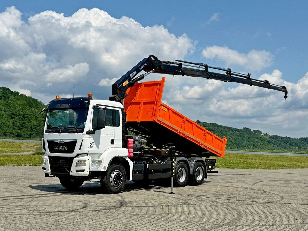 MAN TGS 33.440 * HIAB X-HIDUO 188 E-5 + FUNK * 6x4 - 翻斗车, 起重车:图2 MAN TGS 33.440 * HIAB X-HIDUO 188 E-5 + FUNK * 6x4 - 翻斗车, 起重车:图2