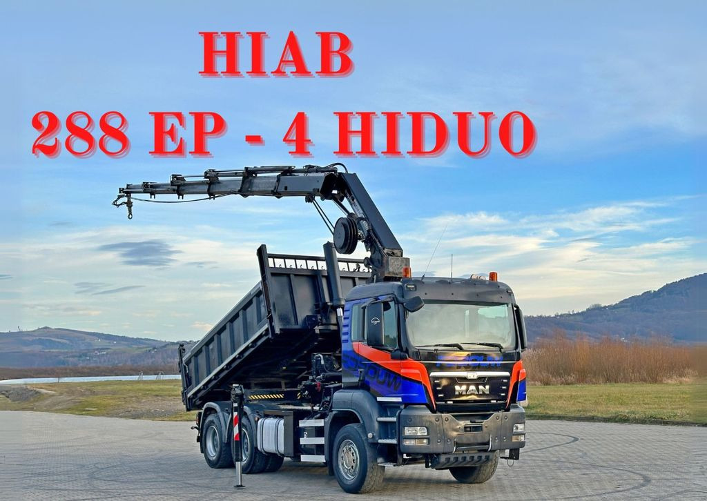 MAN TGS 33.480 * HIAB 288 EP - 4 HIDUO/ FUNK * 6x4 MAN TGS 33.480 * HIAB 288 EP - 4 HIDUO/ FUNK * 6x4 - 起重车, 翻斗车:图1 MAN TGS 33.480 * HIAB 288 EP - 4 HIDUO/ FUNK * 6x4 MAN TGS 33.480 * HIAB 288 EP - 4 HIDUO/ FUNK * 6x4 - 起重车, 翻斗车:图1