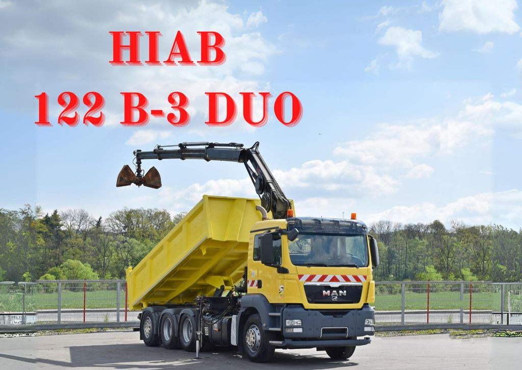 MAN TGS 35.440 * HIAB 122 B-3 DUO / 8x4 - 起重车, 翻斗车:图1 MAN TGS 35.440 * HIAB 122 B-3 DUO / 8x4 - 起重车, 翻斗车:图1