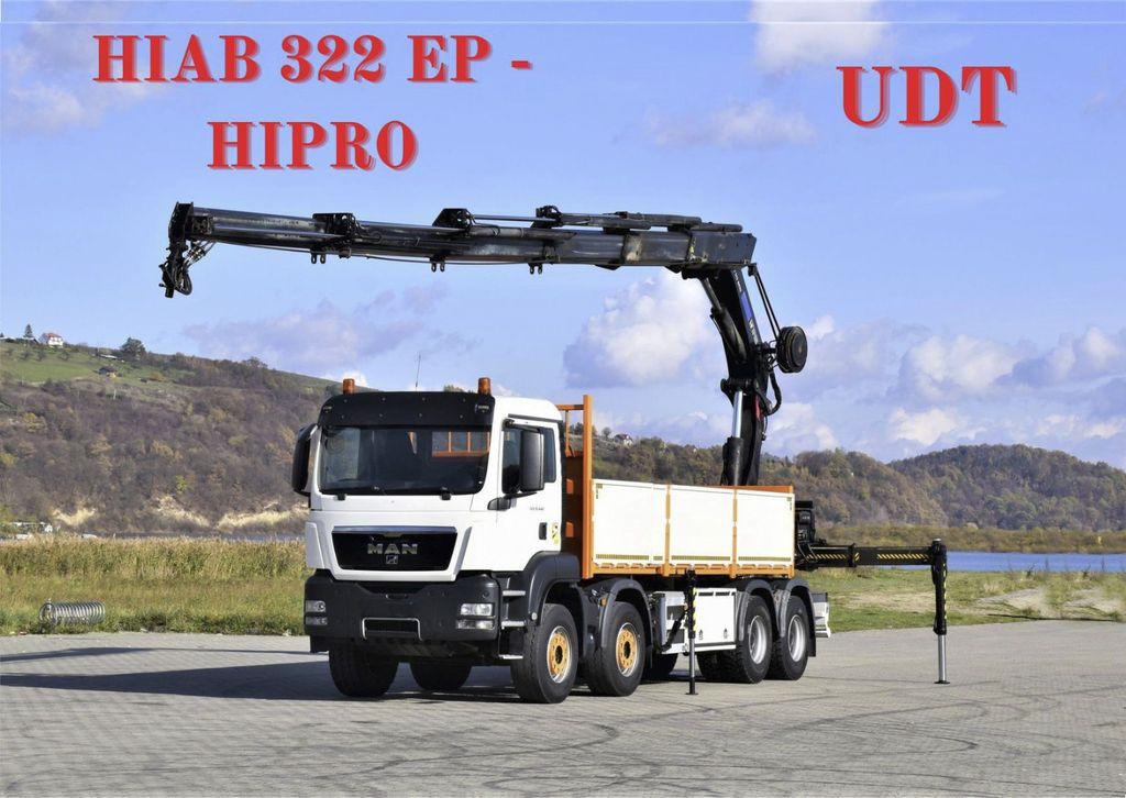 MAN TGS 35.440 * HIAB 322 EP-5HIPRO+FUNK / 8x4! MAN TGS 35.440 * HIAB 322 EP-5HIPRO+FUNK / 8x4! - 起重车, 栏板式/ 平板卡车:图1 MAN TGS 35.440 * HIAB 322 EP-5HIPRO+FUNK / 8x4! MAN TGS 35.440 * HIAB 322 EP-5HIPRO+FUNK / 8x4! - 起重车, 栏板式/ 平板卡车:图1