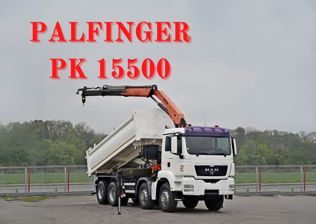 MAN TGS 35.440 * KIPPER 5,80m + KRAN * TOPZUSTAND - 起重车, 翻斗车:图1 MAN TGS 35.440 * KIPPER 5,80m + KRAN * TOPZUSTAND - 起重车, 翻斗车:图1