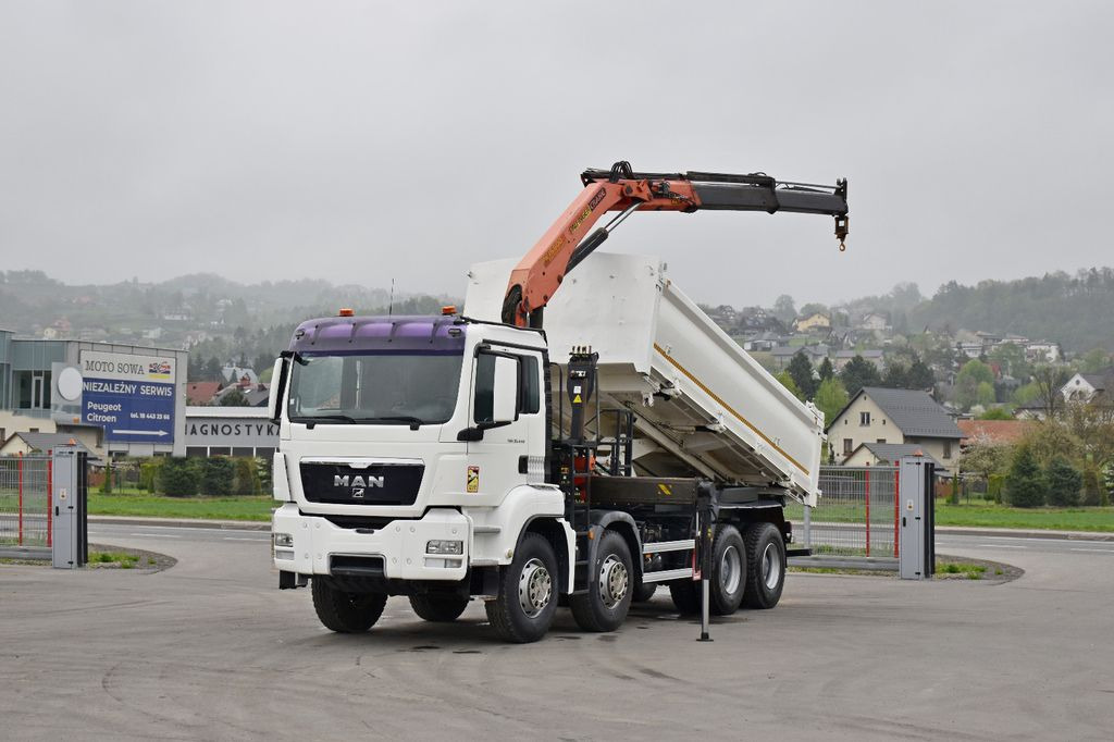 MAN TGS 35.440 * KIPPER 5,80m + KRAN * TOPZUSTAND - 起重车, 翻斗车:图2 MAN TGS 35.440 * KIPPER 5,80m + KRAN * TOPZUSTAND - 起重车, 翻斗车:图2