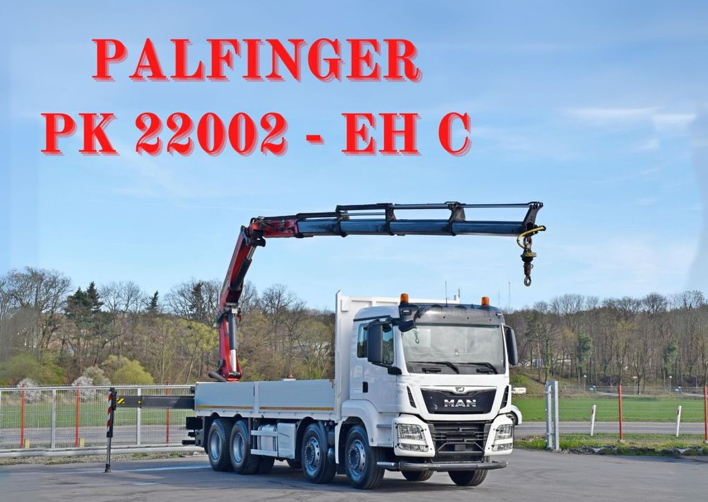 MAN TGS 35.500 * PK 22002 - EH C + FUNK * 8x4 * TOP MAN TGS 35.500 * PK 22002 - EH C + FUNK * 8x4 * TOP - 起重车, 栏板式/ 平板卡车:图1 MAN TGS 35.500 * PK 22002 - EH C + FUNK * 8x4 * TOP MAN TGS 35.500 * PK 22002 - EH C + FUNK * 8x4 * TOP - 起重车, 栏板式/ 平板卡车:图1