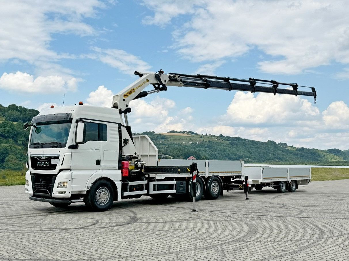 MAN TGX 26.440 * PK 41002-EH E + FUNK + Anhänger*TOP - 起重车:图2 MAN TGX 26.440 * PK 41002-EH E + FUNK + Anhänger*TOP - 起重车:图2