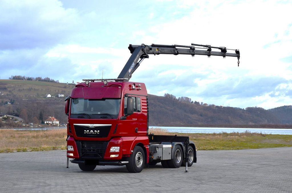 MAN TGX 28.480 Sattelzugmaschine + HMF 2120 K5/FUNK - 牵引车:图2 MAN TGX 28.480 Sattelzugmaschine + HMF 2120 K5/FUNK - 牵引车:图2
