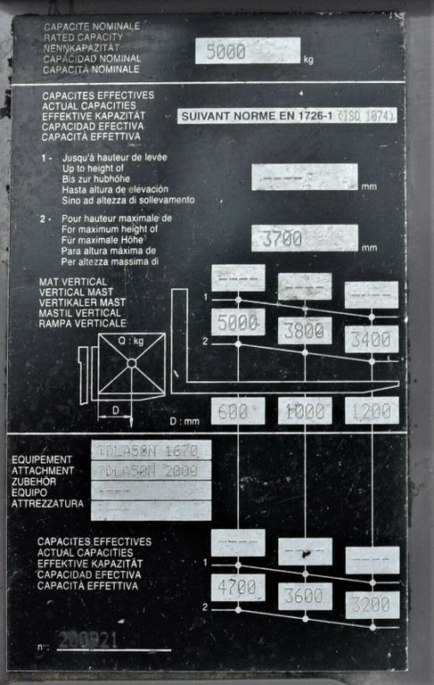 柴油叉车 Manitou MSI50T 1E3 * STAPLER * TOPZUSTAND ! Manitou MSI50T 1E3 * STAPLER * TOPZUSTAND !：图8
