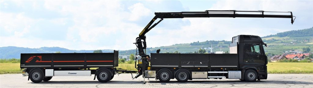 Mercedes-Benz ACTROS 2542 + PK18002-EH C/FUNK + Anhänger! Mercedes-Benz ACTROS 2542 + PK18002-EH C/FUNK + Anhänger! - 起重车, 栏板式/ 平板卡车:图5 Mercedes-Benz ACTROS 2542 + PK18002-EH C/FUNK + Anhänger! Mercedes-Benz ACTROS 2542 + PK18002-EH C/FUNK + Anhänger! - 起重车, 栏板式/ 平板卡车:图5