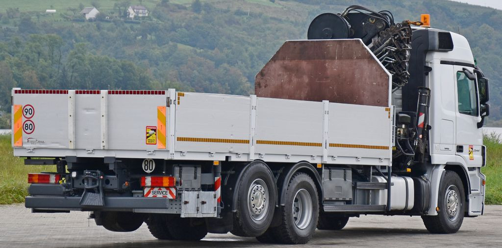 起重车, 栏板式/ 平板卡车 Mercedes-Benz ACTROS 2544 * HIAB 377 E - 8 HIPRO + FUNK* TOP：图7