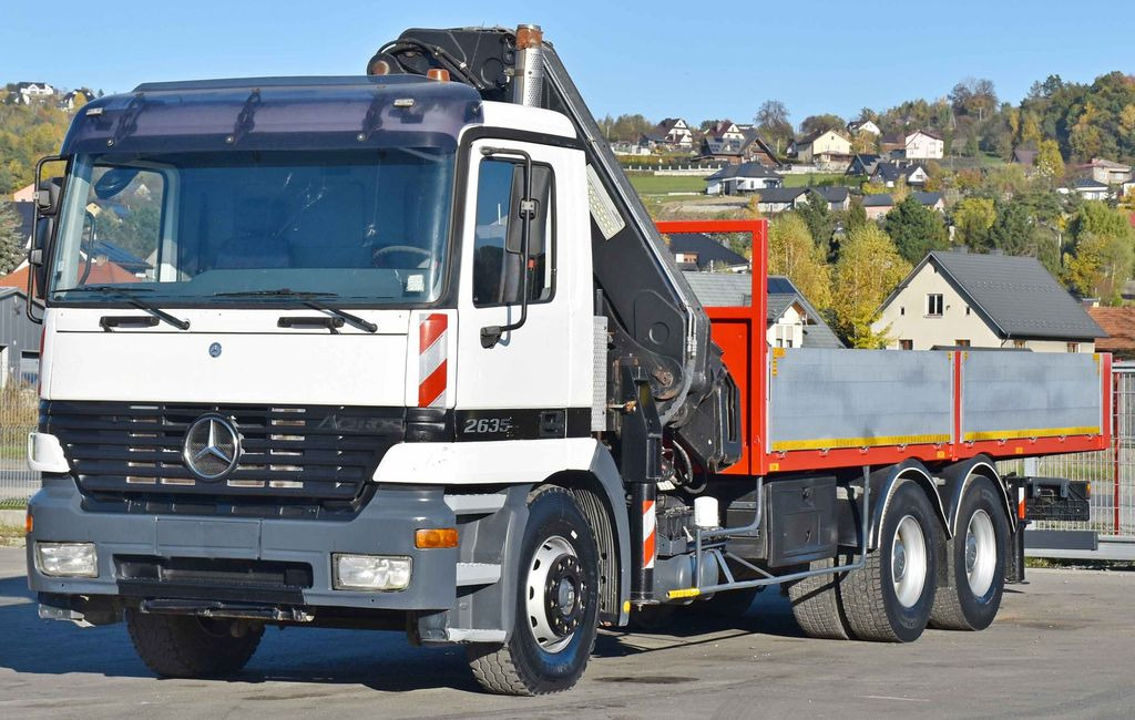 Mercedes-Benz ACTROS 2635 Pritsche 6,40m + HIAB 400 E-5 + FUNK Mercedes-Benz ACTROS 2635 Pritsche 6,40m + HIAB 400 E-5 + FUNK - 起重车:图4 Mercedes-Benz ACTROS 2635 Pritsche 6,40m + HIAB 400 E-5 + FUNK Mercedes-Benz ACTROS 2635 Pritsche 6,40m + HIAB 400 E-5 + FUNK - 起重车:图4