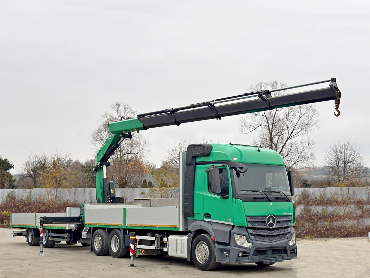 Mercedes-Benz ACTROS 264 * FASSI F 345.24 + FUNK + Anhänger - 起重车:图2 Mercedes-Benz ACTROS 264 * FASSI F 345.24 + FUNK + Anhänger - 起重车:图2