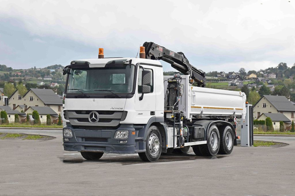 Mercedes-Benz ACTROS 2641 * HIAB 144 B-2 DUO * 6x4 *TOPZUSTAND - 翻斗车, 起重车:图2 Mercedes-Benz ACTROS 2641 * HIAB 144 B-2 DUO * 6x4 *TOPZUSTAND - 翻斗车, 起重车:图2