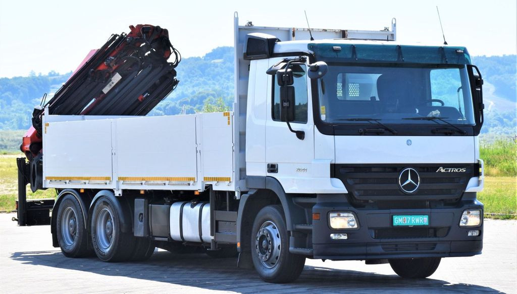 Mercedes-Benz ACTROS 2641 * PK 29002 +JIB PJ060/FUNK* 6x4 - 起重车, 栏板式/ 平板卡车:图3 Mercedes-Benz ACTROS 2641 * PK 29002 +JIB PJ060/FUNK* 6x4 - 起重车, 栏板式/ 平板卡车:图3