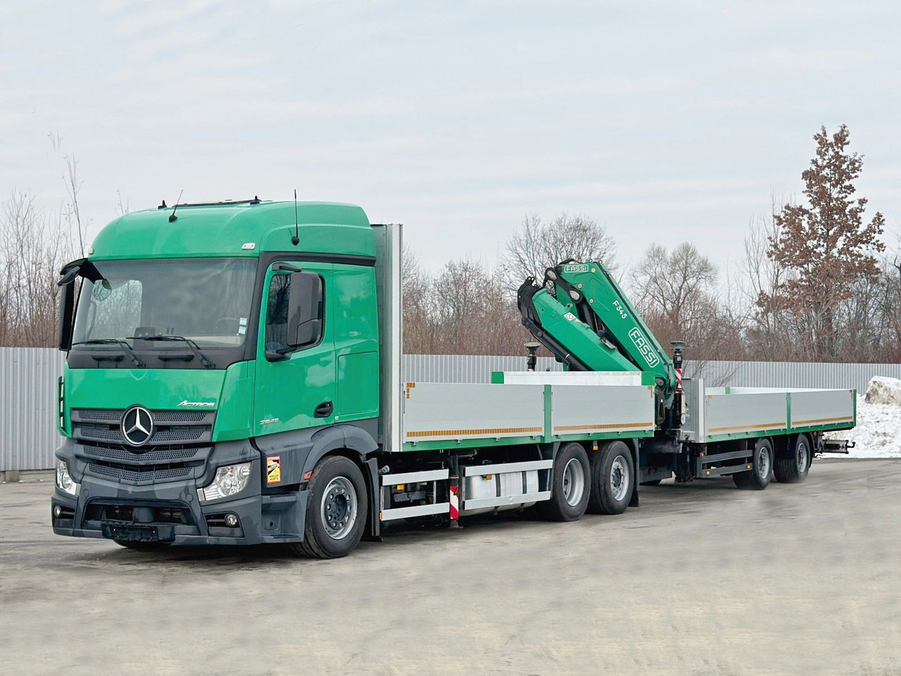 Mercedes-Benz ACTROS 2645 * FASSI F345.24 + FUNK + Anhänger - 起重车:图4 Mercedes-Benz ACTROS 2645 * FASSI F345.24 + FUNK + Anhänger - 起重车:图4