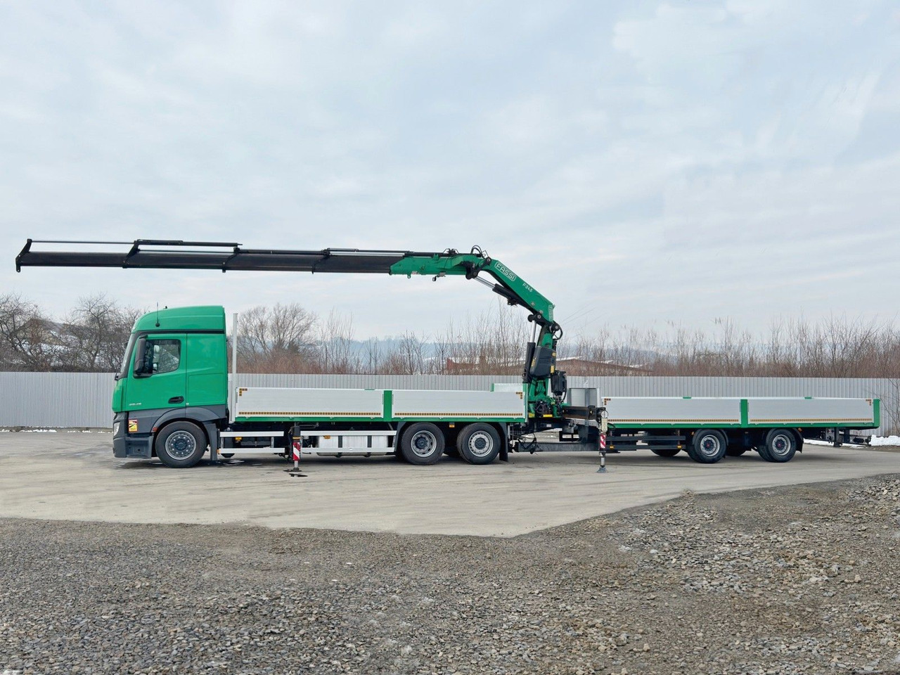 Mercedes-Benz ACTROS 2645 * FASSI F345.24 + FUNK + Anhänger - 起重车:图5 Mercedes-Benz ACTROS 2645 * FASSI F345.24 + FUNK + Anhänger - 起重车:图5