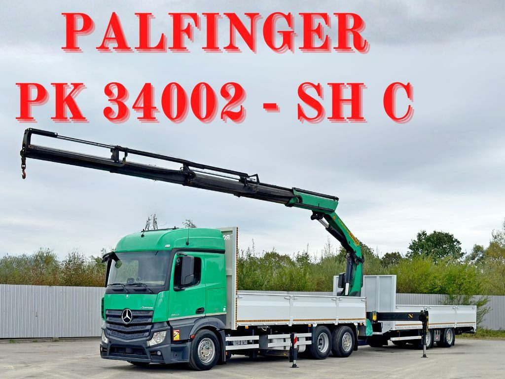 Mercedes-Benz ACTROS 2645* PK 34002 - SH C/FUNK+Anhänger* TOP - 起重车:图1 Mercedes-Benz ACTROS 2645* PK 34002 - SH C/FUNK+Anhänger* TOP - 起重车:图1