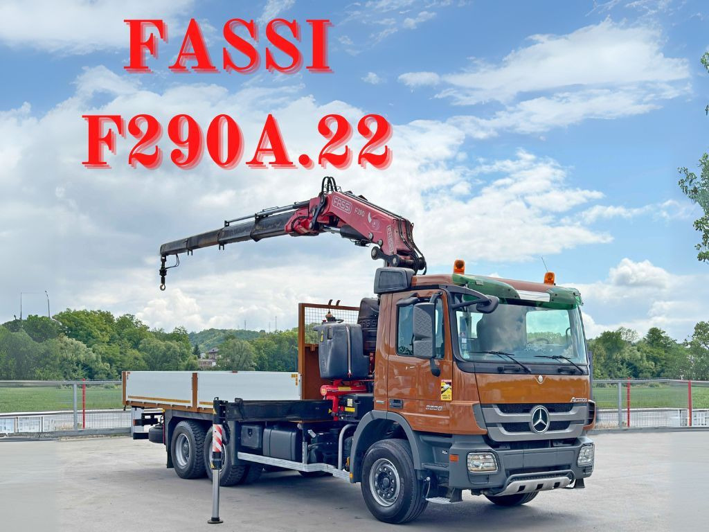 Mercedes-Benz ACTROS 3336 * FASSI F290A.22 + FUNK / 6x4 * TOP - 起重车:图1 Mercedes-Benz ACTROS 3336 * FASSI F290A.22 + FUNK / 6x4 * TOP - 起重车:图1
