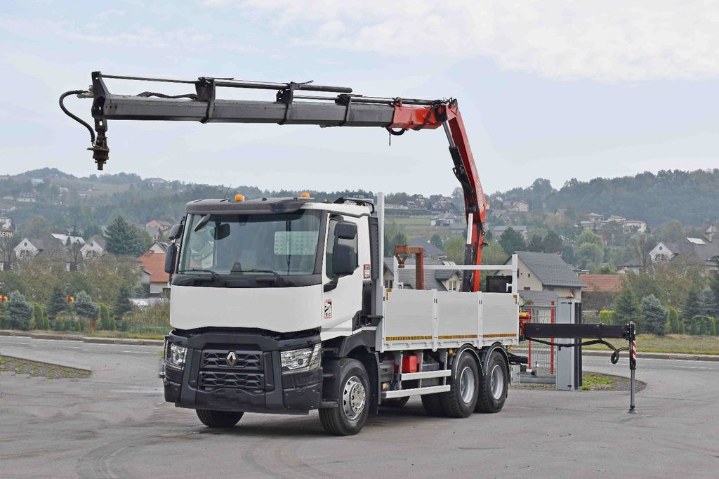 Renault C 380*PRITSCHE 5,45m*FASSI F175A.0.22+ FUNK/6x4 - 起重车, 栏板式/ 平板卡车:图2 Renault C 380*PRITSCHE 5,45m*FASSI F175A.0.22+ FUNK/6x4 - 起重车, 栏板式/ 平板卡车:图2