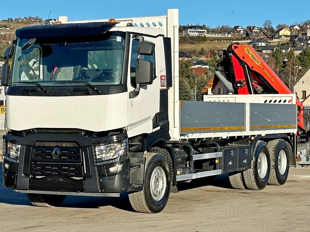 Renault C 380 *PRITSCHE 6,80m * PK 18002-EH C + FUNK*6x4 - 起重车, 栏板式/ 平板卡车:图4 Renault C 380 *PRITSCHE 6,80m * PK 18002-EH C + FUNK*6x4 - 起重车, 栏板式/ 平板卡车:图4