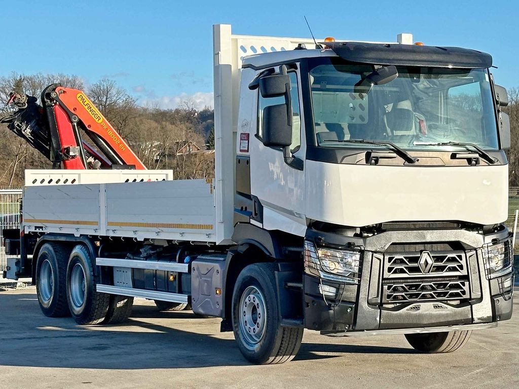 Renault C 380 *PRITSCHE 6,80m * PK 18002-EH C + FUNK*6x4 - 起重车, 栏板式/ 平板卡车:图3 Renault C 380 *PRITSCHE 6,80m * PK 18002-EH C + FUNK*6x4 - 起重车, 栏板式/ 平板卡车:图3