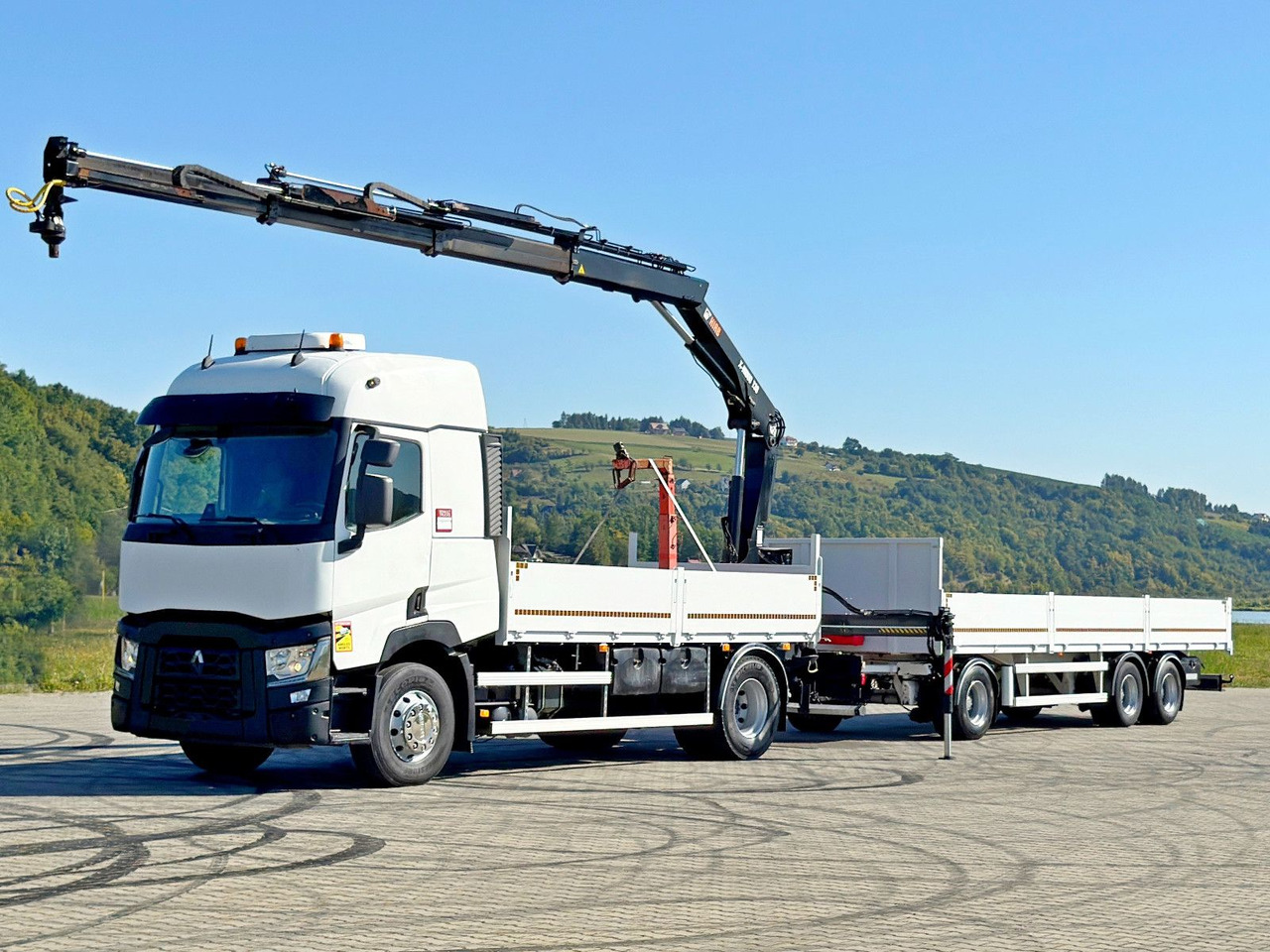 Renault C 440* HIAB X-HIDUO 138 B-3 + FUNK + Anhänger - 起重车:图2 Renault C 440* HIAB X-HIDUO 138 B-3 + FUNK + Anhänger - 起重车:图2