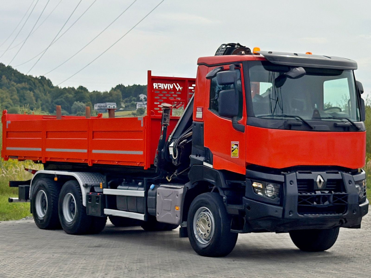 Renault K 380 * HIAB 144 BS - 3 HIDUO + FUNK * 6x4 * TOP - 起重车:图4 Renault K 380 * HIAB 144 BS - 3 HIDUO + FUNK * 6x4 * TOP - 起重车:图4