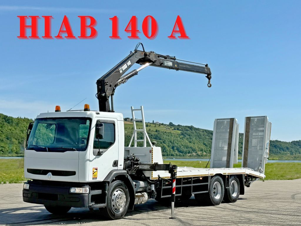 Renault KERAX 320 DCI* ABSCHLEPPWAGEN 7,35m + HIAB 140A - 拖吊车:图1 Renault KERAX 320 DCI* ABSCHLEPPWAGEN 7,35m + HIAB 140A - 拖吊车:图1