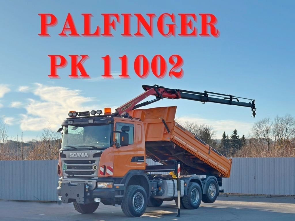 Scania G 360 * KIPPER 4,60m * PALFINGER PK 11002/ 4x4 - 起重车:图1 Scania G 360 * KIPPER 4,60m * PALFINGER PK 11002/ 4x4 - 起重车:图1